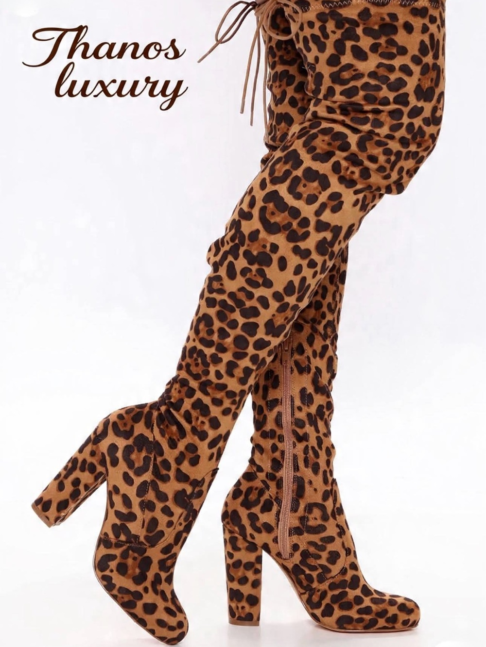 Over-the-Knee Leopard Print NWOT